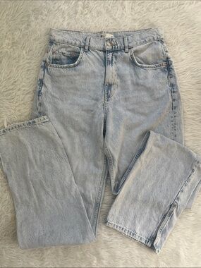 Women’s Light Blue Straight-Leg Jeans Gina Tricot Swedish Brand euro size 38